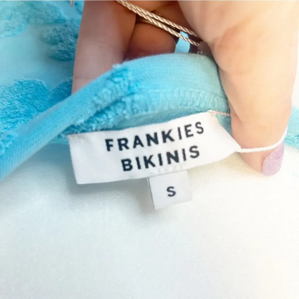 Frankie’s Bikinis Blue Isle Hope Terrycloth Dress Swim Cover